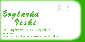 boglarka viski business card